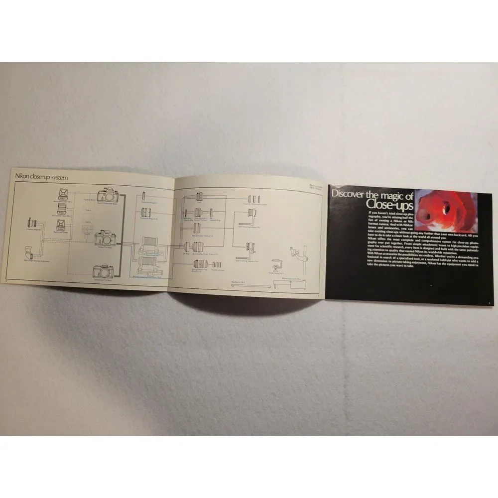 Lot‎ Of Vintage Nikon/Kodak Camera Brochure/Manuals - Nikkor, Close-up, Carousel